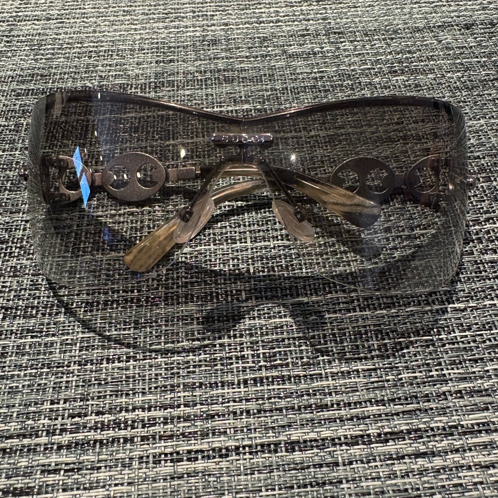 Vintage Gucci Gray Shield Sunglasses